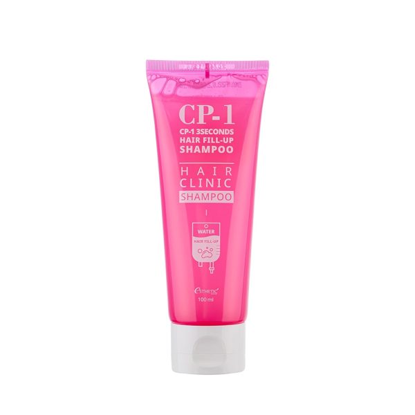 617084d81a4af27f3f30de541931b489f CP-1 3 Seconds Hair Fill-Up atkuriamasis plaukų šampūnas 100 ml baltame fone