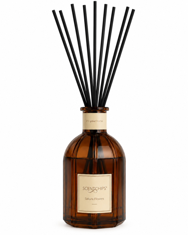 SCENTCHIPS Sakura Flowers namų kvapas su lazdelėmis 1000ml