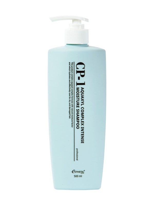 89f5838618f65bc6e0fbfd501b0d1d59' CP-1 Aquaxyl Complex Intense Moisture drėkinantis plaukų šampūnas 500 ml baltame fone