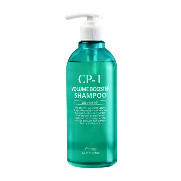 CP-1 Volume Booster apimties suteikiantis plaukų šampūnas 500 ml baltame fone