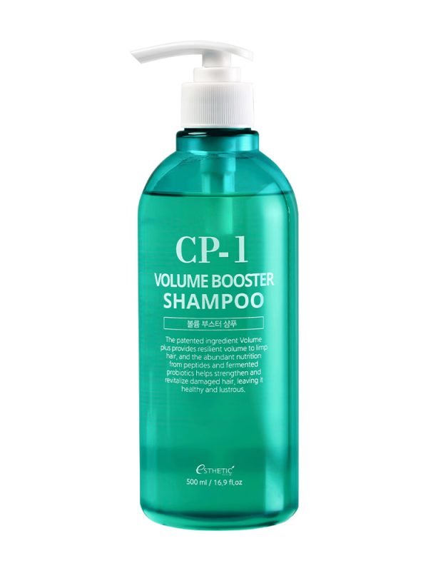 9013b10c6a93f5fb2f1df7c74b11d4ea' CP-1 Volume Booster apimties suteikiantis plaukų šampūnas 500 ml baltame fone