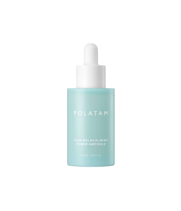 POLATAM CICA Malacalming Power Ampoule 50 ml raminantis veido serumas baltame fone