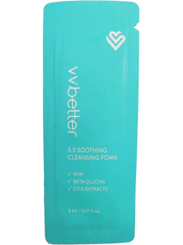 VVBetter Soothing Cleansing Foam veido prausimosi putų mėginys 2 ml