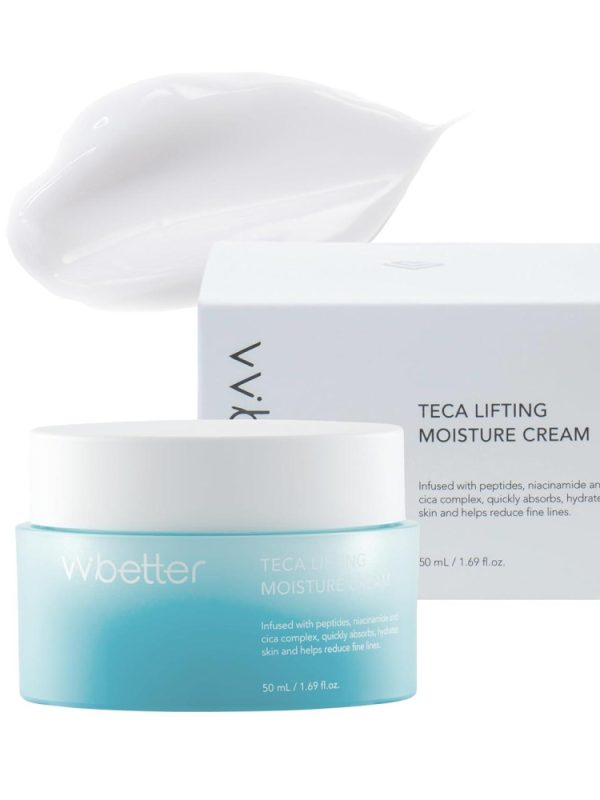 VVBetter TECA Lifting Moisture stangrinantis veido kremas 50 ml baltame fone