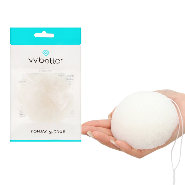 VVBetter Konjac natūrali veido valymo kempinėlė | Norei