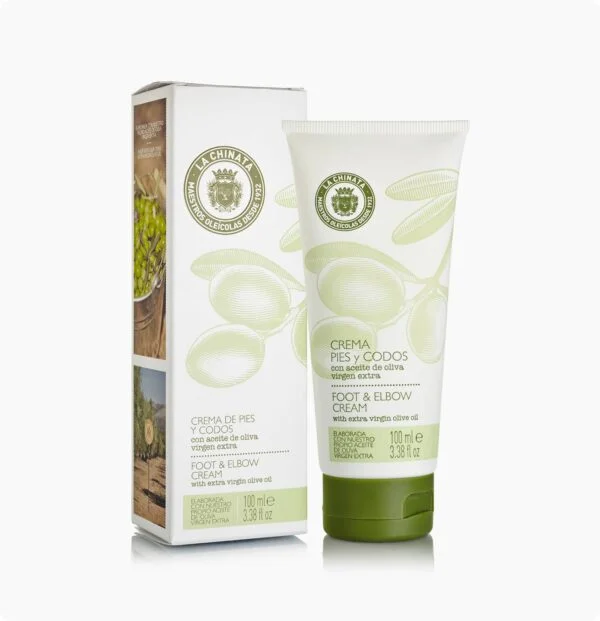 crema-de-pies-y-codos-con-aceite-de-oliva-virgen-extra-la-chinata-600x621-1 La Chinata pėdų ir alkūnių kremas su alyvuogių aliejumi 75 ml
