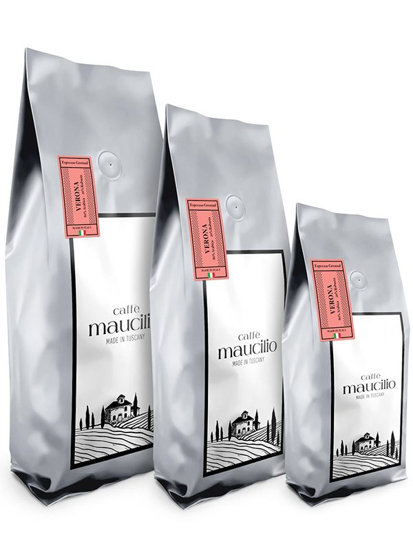 Maucilio Verona itališkos espresso kavos pupelės 1 kg
