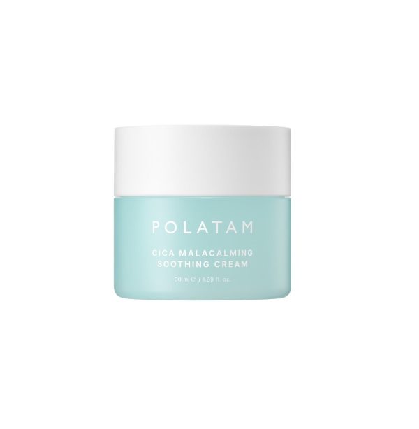 white-photoroom POLATAM CICA Malacalming raminantis veido kremas 50 ml baltame fone